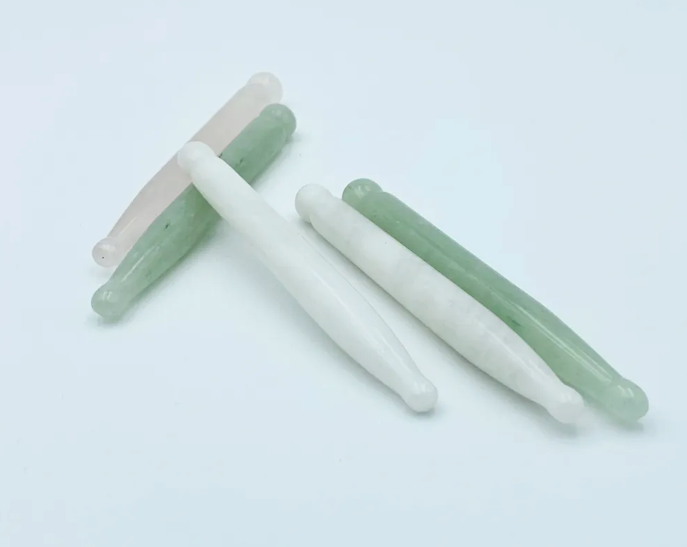 White Jade Acupressure Tool with Jade Tools